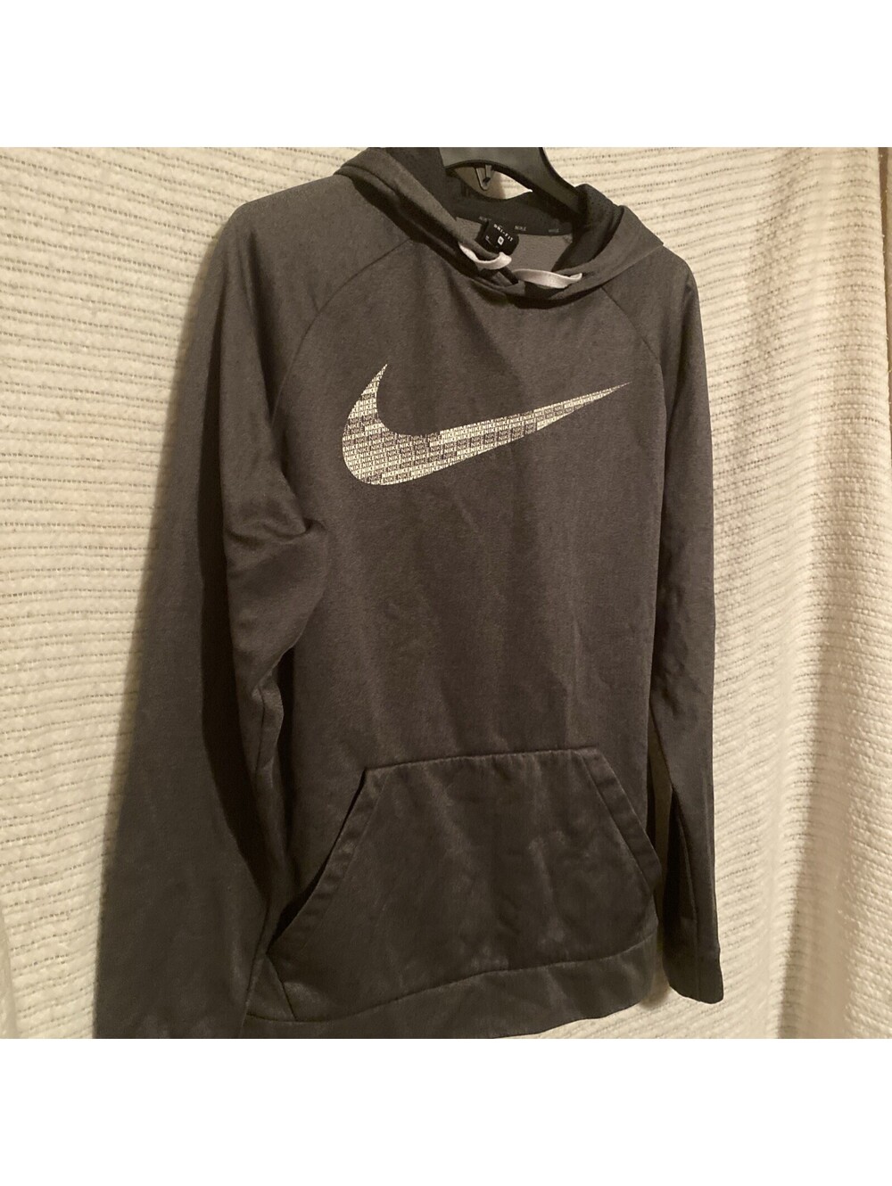 Nike Therma-Fit Black Hoodie Sweatshirt Size M